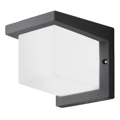 IP54 Outdoor Wall Light Anthracite Cast Aluminium 10W Built in LED Lamp