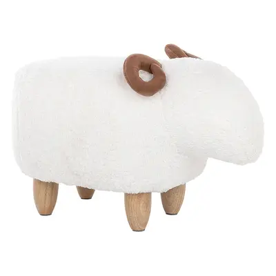 Stool LAMB White