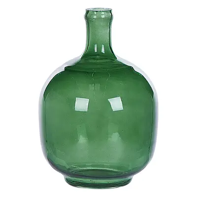 Decorative Vase PARATHA Glass Green