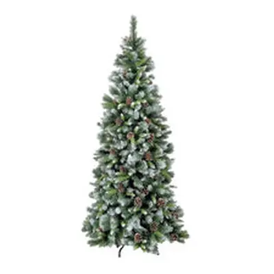 Frosted Glacier Christmas Tree with Pine Cones - 8ft/240cm