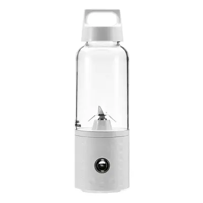 (White) Portable Smoothie Blender Rechargeable Electric Juicer for Home Travel