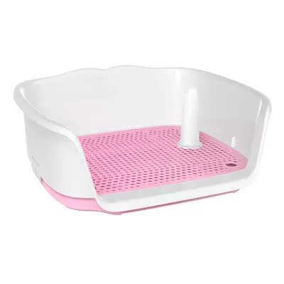 (Pink) Dog Toilet Spacious Washable Urinal for Pet