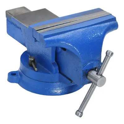 (150 mm) vidaXL Bench Vise Metalworking Workbench Vise Table Top Vise Blue Cast Iron