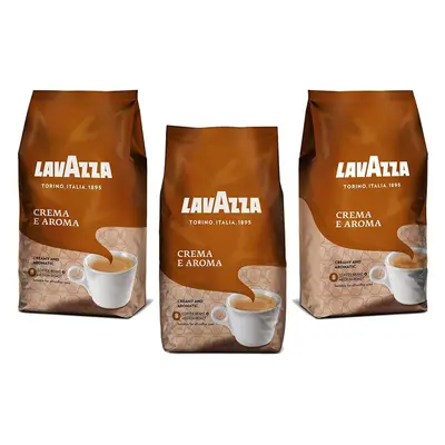 Lavazza Crema Aroma Coffee Beans 1Kg (Pack of 3)