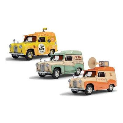 Wallace & Gromit Die Cast Model 1/43 Austin A35 Van Collection - Cheese Please!, Top Bun, Spick 