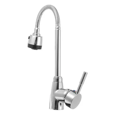 Kitchen Swivel Spout Single Handle Sink Faucet Pull Down Spray Mixer Tap