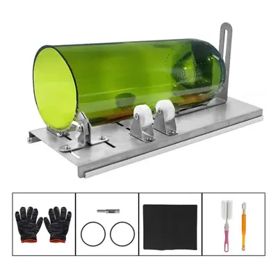 (5 wheels) DIY Glass Bottle Cutter Adjustable Sizes Metal Glassbottle Cut Machine