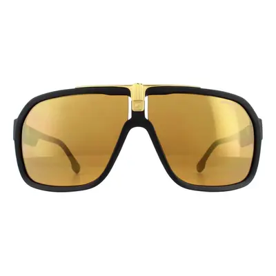 Carrera Sunglasses 1014/S I46 K1 Black Gold Gold Mirror