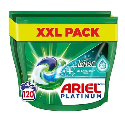 Ariel All-in-1 PODS Washing Liquid Laundry Detergent Tablets / Capsules, Washes (60 x 2) with Le