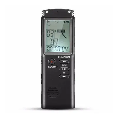 8GB Portable Rechargeable LCD Digital Audio Voice Recorder Dictaphone With MP3 Play