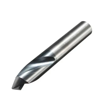 2 Flutes Degree 10mm Carbide Chamfer Mill 62mm Length End Milling Cutter Bit