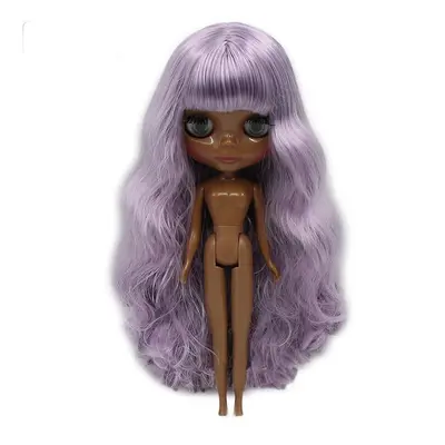 (Purple Hair) Doll Nude joints Different Type Fashion Cute AB Hand Type Hair Color Random Withou