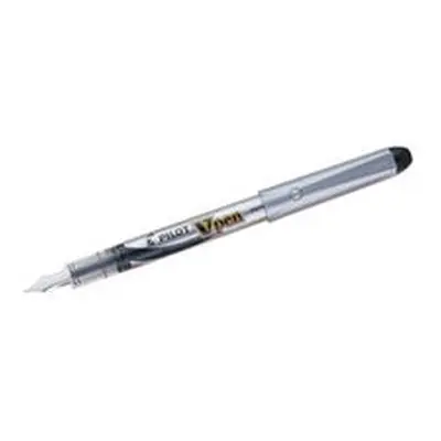 Pilot V-Pen Silver Black fountain pen