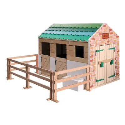 Lottie Playset Stable, made with wood and child friendly colours to play dolls | Best fun gift f