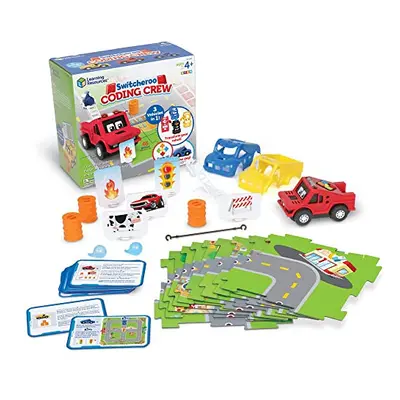 LER3108 Police Switcheroo Coding Crew, STEM Toy for Kids, Multi-Color