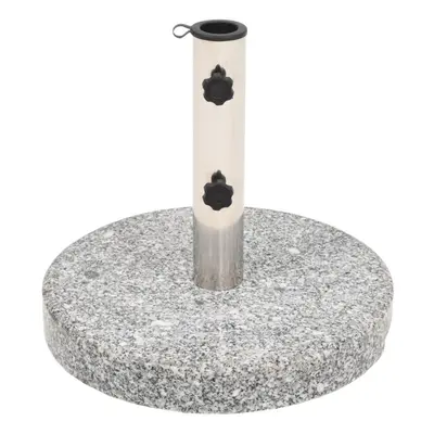 (grey, kg) vidaXL Parasol Stand Outdoor Umbrella Base Holder Support Parasol Base Granite