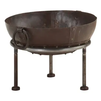 vidaXL Rustic Fire Pit Iron Patio Heater Garden Furnace Camping Heating Bowl