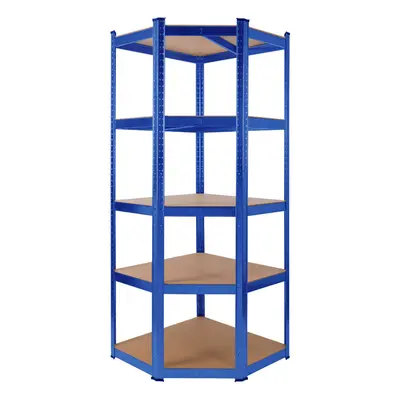 AREBOS Corner Shelving Heavy Duty Shelving kg Easy to Assemble with Plug-In System 180x 70x70 cm