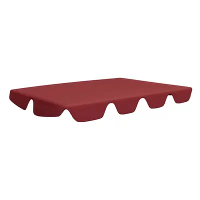 vidaXL Replacement Canopy for Garden Swing Outdoor Sunshade Gazebo Wine Red