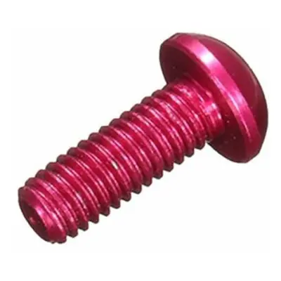 (Pink) 50Pcs M38mm Hex Socket Screws Round Head Cap Screw Aluminum Alloy