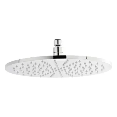 Round LED Fixed Shower Head, 300mm - Chrome