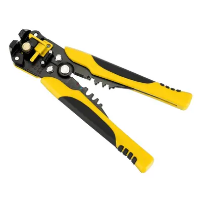 (Black & Yellow) Self-Adjusting Insulation Wire Stripper Cutter Crimper Terminal Tool Cable Plie