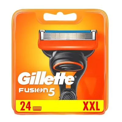 Gillette Fusion5 Razor Blades Men, Pack of Razor Blade Refills with Precision Trimmer, Anti-Fric