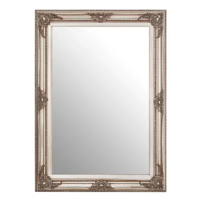 Premier Housewares Wall Mirror / Mirrors For Garden / Bathroom / Living Room Antique Effect Rect