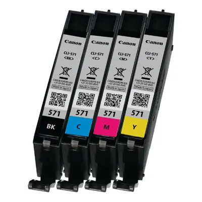 Canon CLI-571CMYK Ink Cartridge Pack 0386C005 CO63182