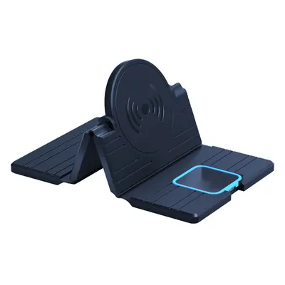 (678 blue) Car Phone Holder Wireless Charger Pad Dashboard