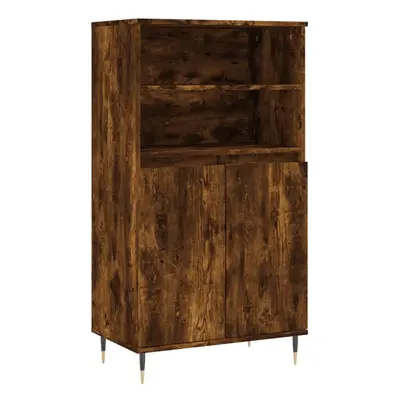 (smoked oak) vidaXL Highboard Sideboard Tall Storage Cabinet Side Cabinet Engineered Wood