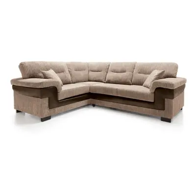 (Brown, Left Facing) Samson Corner Sofa