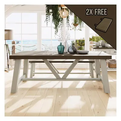 FWStyle Dining Table 200cm and 2x Extention Leaves