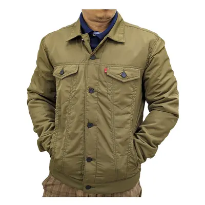 (Olive, M) Levis Mens Trucker Jackets