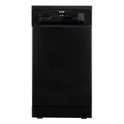 Slimline Freestanding Dishwasher 45cm Wide Place Settings - Black