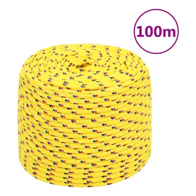 (yellow, mm/ m) Marine Rope Dock Coil Boat Line Polypropylene Rope Multi Sizes Multi Colours