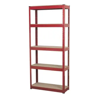 Warehouse Racking Unit with MDF Shelves - 150kg Per Shelf - Steel Frame