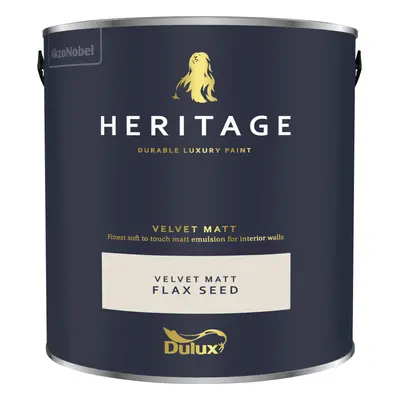 (Flax Seed) Dulux Heritage Velvet Matt 125ml Tester Pot