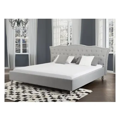 (Grey, Yes) Super kingsize bed - - METZ