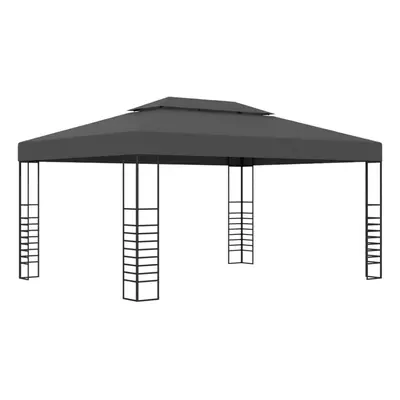 vidaXL Gazebo 4m Anthracite Outdoor Garden Patio Canopy Tents Awning Sunshade