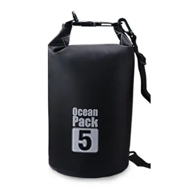 (Black, 5L) PVC Outdoor Diving Compression Swimming Dry Waterproof Bags Storage Bag For Unisex R