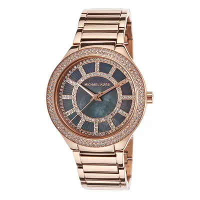 Michael Kors MK3397 Kerry Rose Gold Crystal Bezel Ladies Womens Watch UK Seller