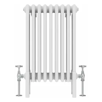 (600x425mm, White) NRG Traditional Cast Iron Style Style Radiator Four Column Designer Bathroom 