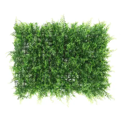 (E) 40x60cm Artificial Hedge Mat Foliage Plant Wall Fence Grass Greenery Panel Decorations