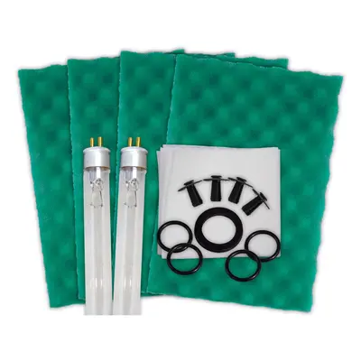 (Lotus Maintenance Kit GG48000) Lotus Green Genie Maintenance Kit UV Bulb Filter Media Seals Was