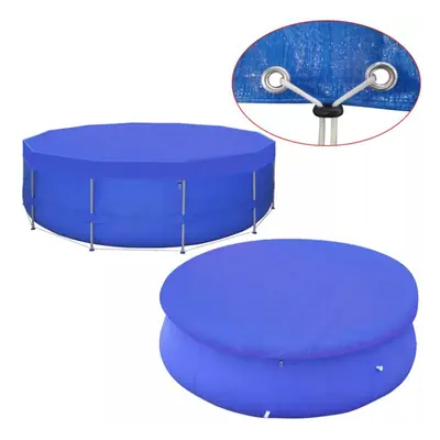 vidaXL Pool Cover PE Round 540cm 90g/mÂ² Water-repellent Sheet Padding Cloth