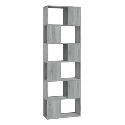 (Grey sonoma) vidaXL Book Cabinet Room Divider Privacy Screen Home Bookcase Multi Colours