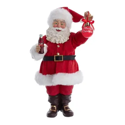 Coca-Cola CC5231 9.5 in. Santa Ornament