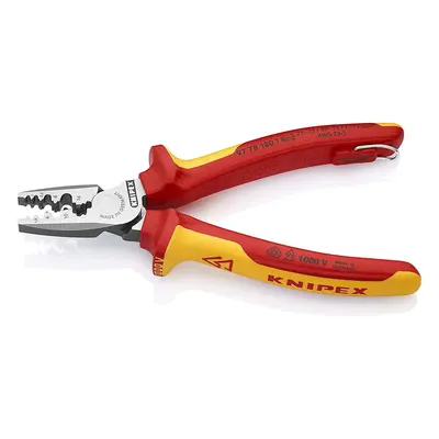 KNIPEX Crimping Pliers for wire ferrules 1000V-insulated (180 mm) 78 T