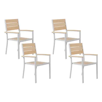 Set of Garden Chairs PRATO Beige